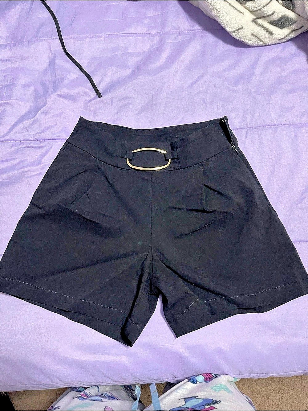 HIC High Waist Black Shorts Size Small